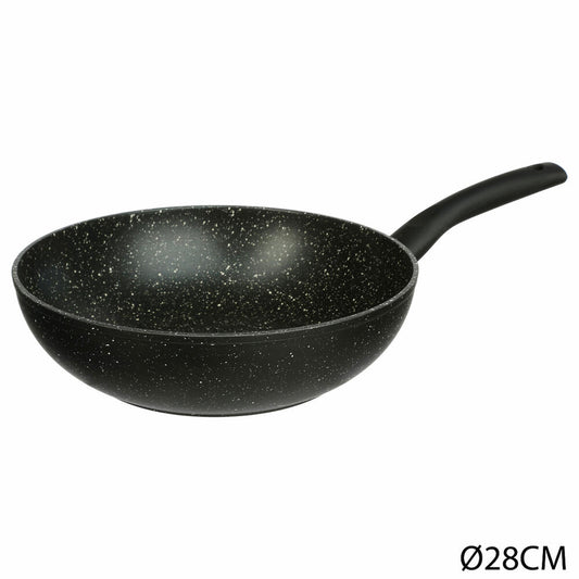 5five Simply Smart wok pan Caractere, wok, aluminum, plastic, black, 28 cm, 120071