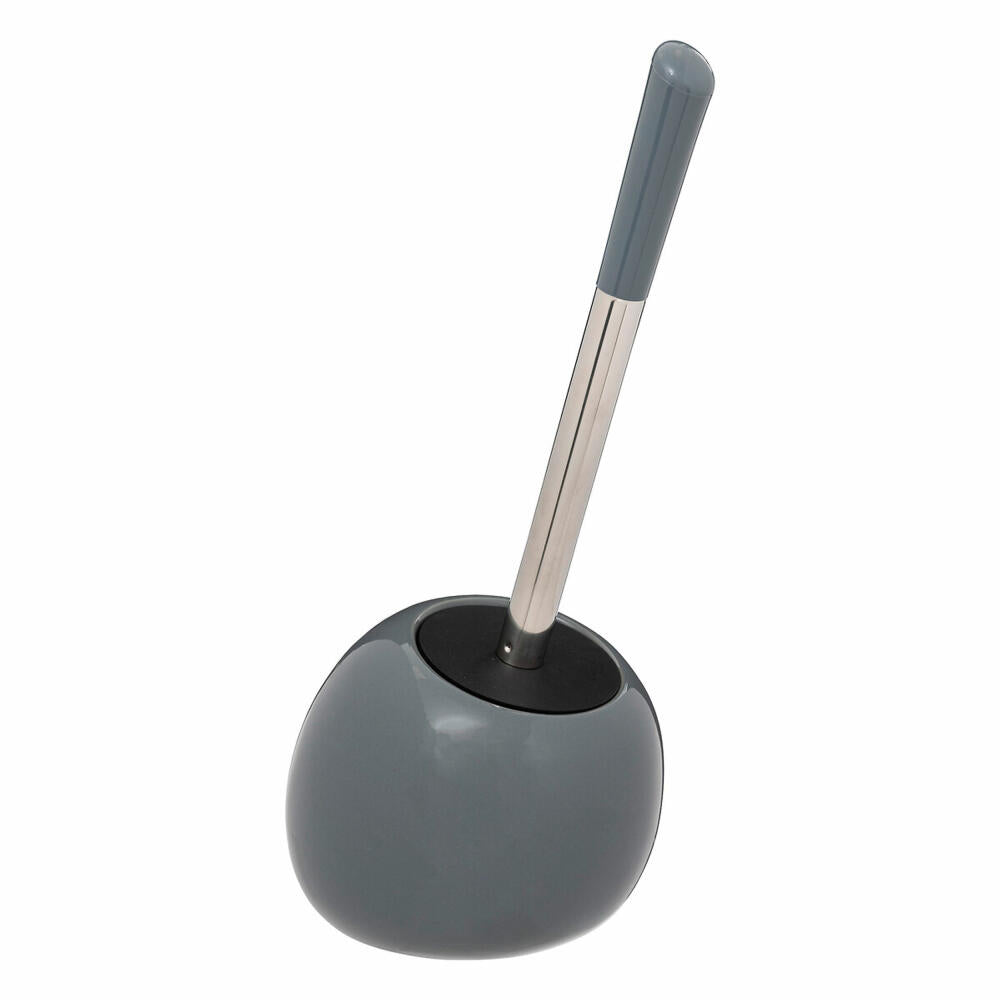 5five Simply Smart WC set Colorama, toilet brush, ceramic, plastic, grey, 116835