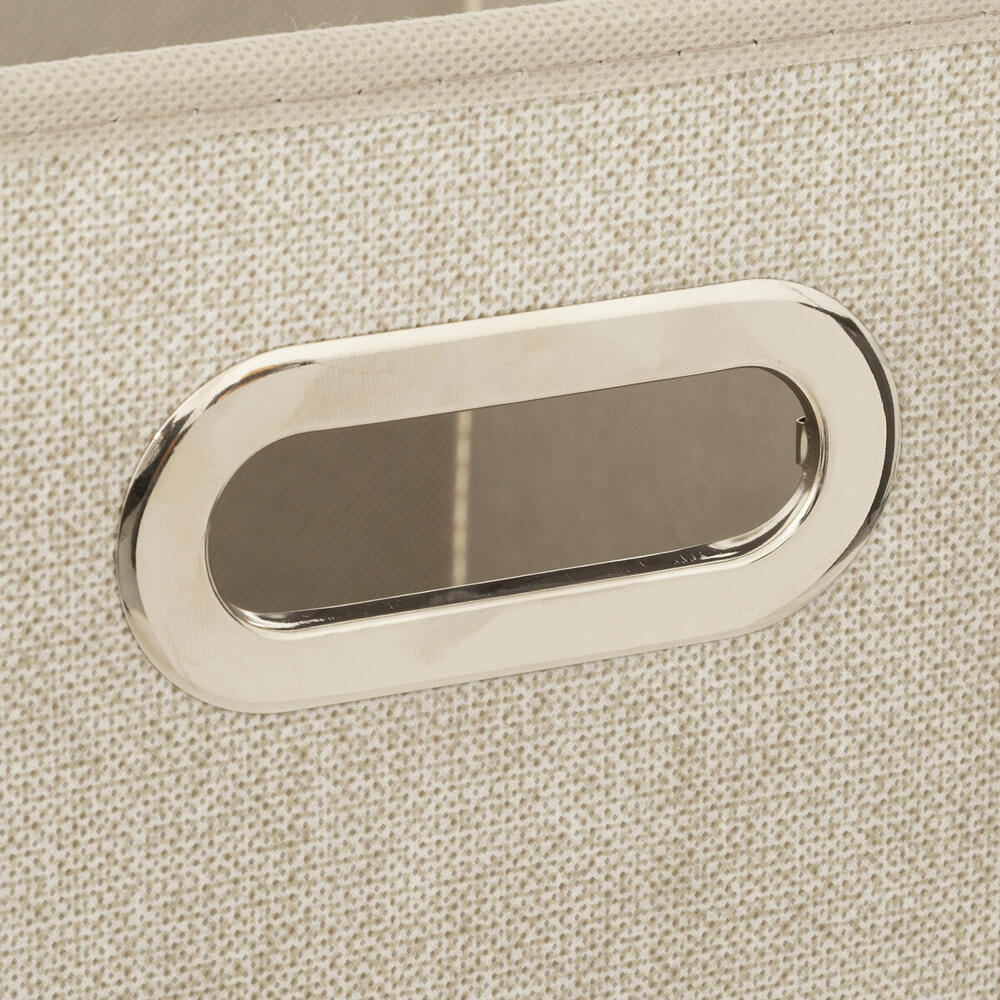 5five Simply Smart Aufbewahrungskorb Mix N Modul, Pappe, PP-Kunststoff, Beige meliert, 31 x 31 cm, 138885G