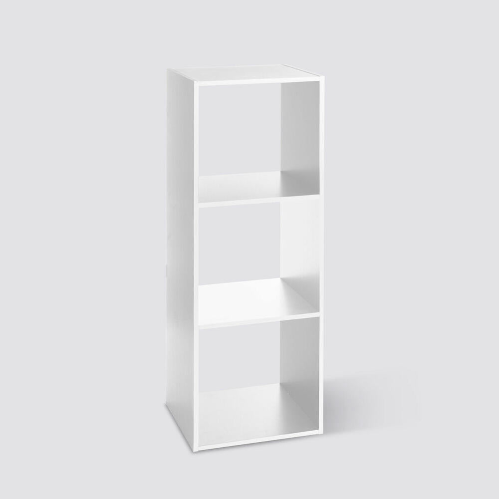 5five Simply Smart Shelf Mix N Module 3x1, Wood Chips, White, 100.5 x 34.5 cm, 138907C