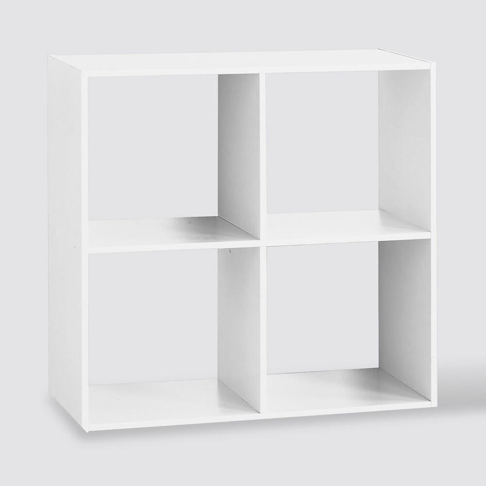 5five Simply Smart Regal Mix N Modul 2x2, Holzspahn, Weiß, 67.5 x 67.5 cm, 138908C