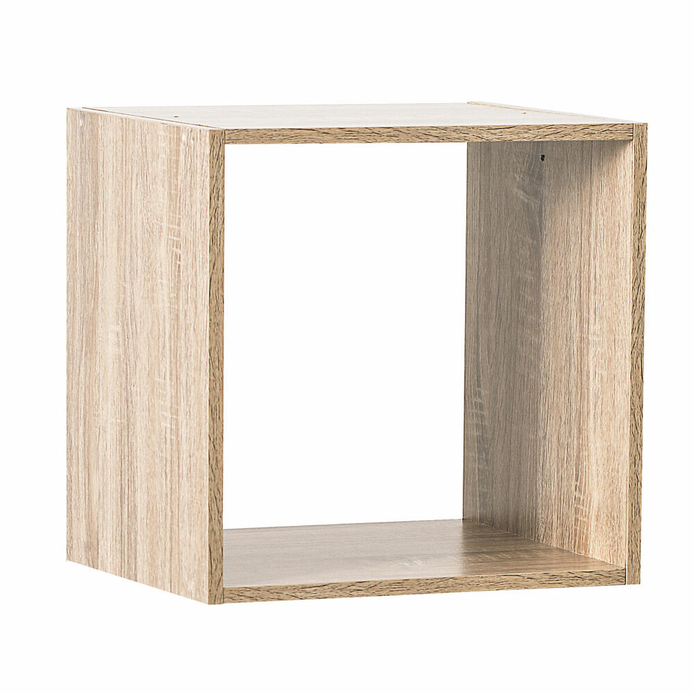 5five Simply Smart Regalfach Mix N Modul Naturholz-Optik 1x1, Holzspahn, Beige, 34.5 x 34.5 cm, 138966