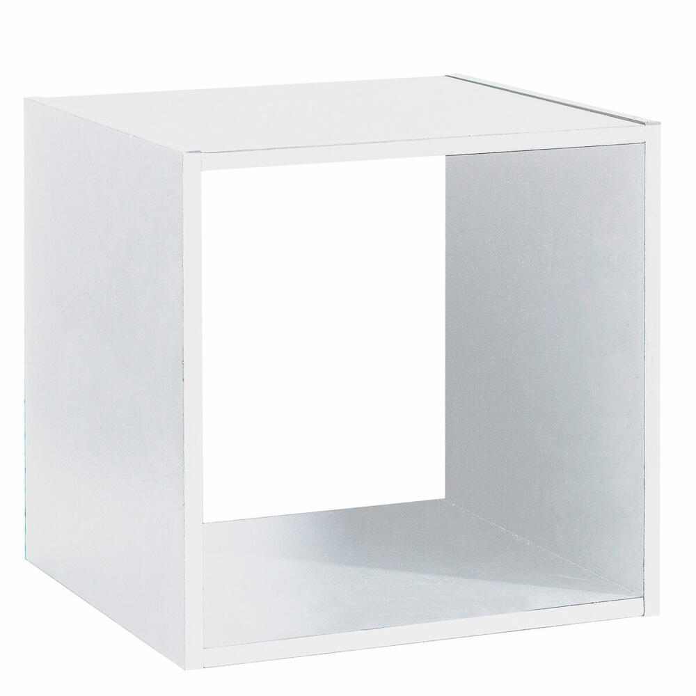5five Simply Smart Regalfach Mix N Modul 1x1, Holzspahn, Weiß, 34.5 x 34.5 cm, 138966C