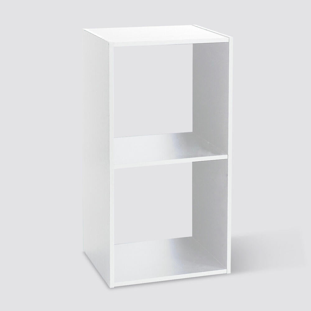 5five Simply Smart Shelf Mix N Module 2x1, Wood Chips, White, 34.5 x 67.5 cm, 138967C