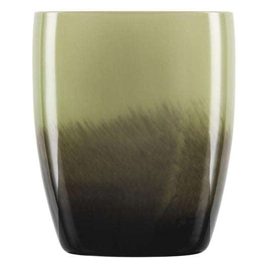 Zwiesel Glas Handmade Vase small Olive Shadow, decorative vase, flower vase, 14 cm, 121580