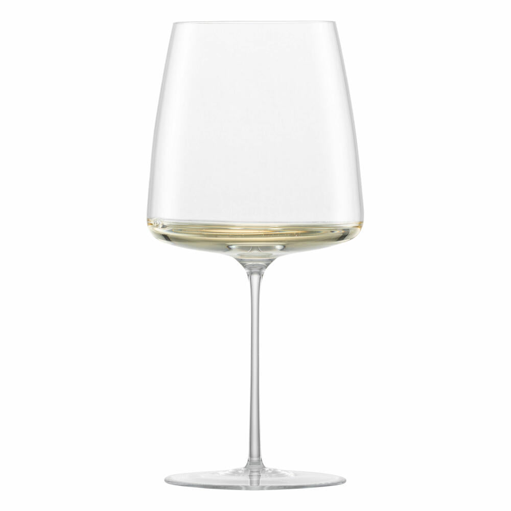 Zwiesel Glas Handmade Wine Glass Simplify Velvety &amp; Luxurious Set of 2, Wine Glass, 740 ml, 122056