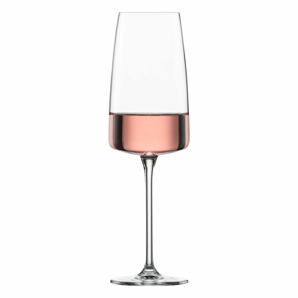 Zwiesel Glas Sekt- und Schaumweinglas Vivid Senses Leicht & Frisch 2er Set, 388 ml, 122430