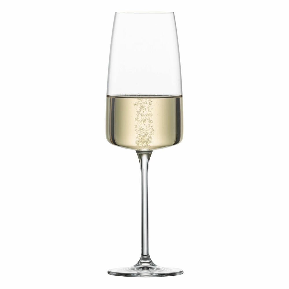 Zwiesel Glas Sekt- und Schaumweinglas Vivid Senses Leicht & Frisch 2er Set, 388 ml, 122430