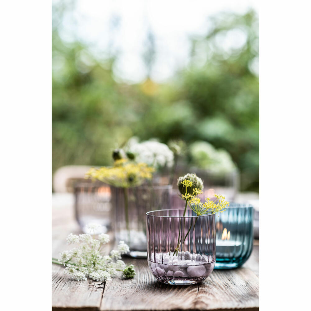 Zwiesel Glass Vase Dialogue, flower vase, decorative vase, glass, graphite, 12.4 cm, 122755