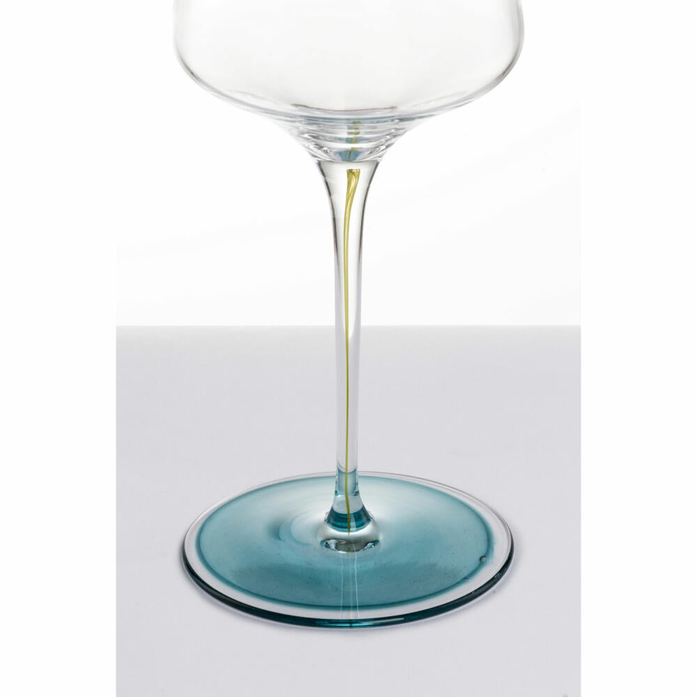 Zwiesel Glas Handmade Red Wine Glass Ink, Crystal Glass, Emerald Green, 638 ml, 123410