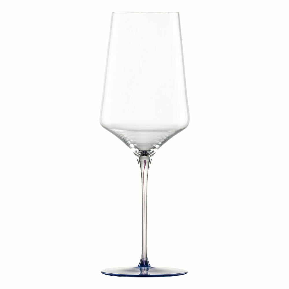 Zwiesel Glas Handmade Red Wine Glass Ink, Crystal Glass, Night Blue, 638 ml, 123416