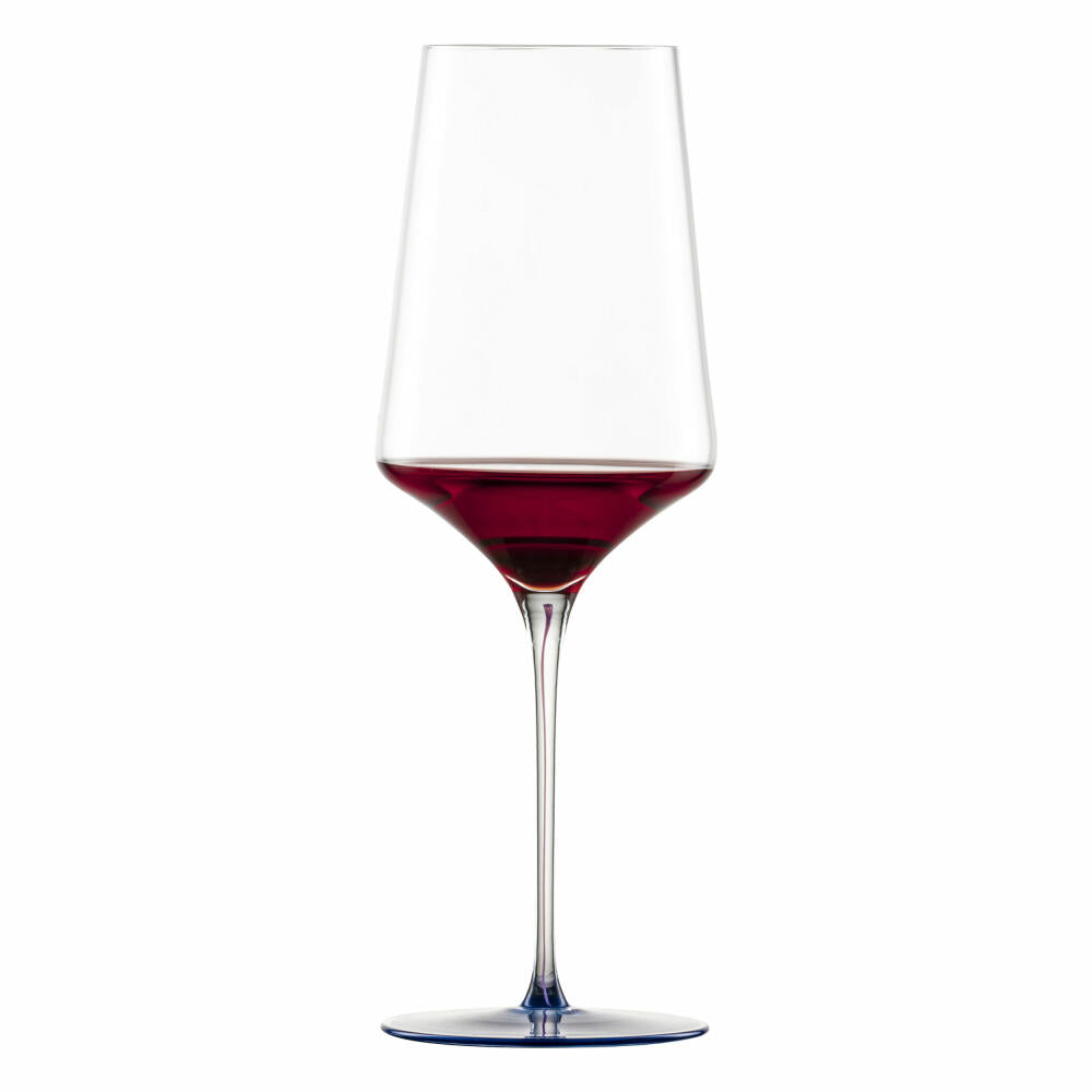 Zwiesel Glas Handmade Red Wine Glass Ink, Crystal Glass, Night Blue, 638 ml, 123416