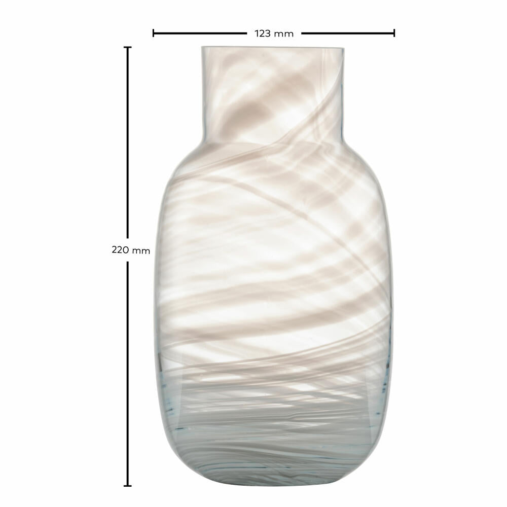 Zwiesel Glas Handmade Vase Snow Waters S, crystal glass, white, 123428