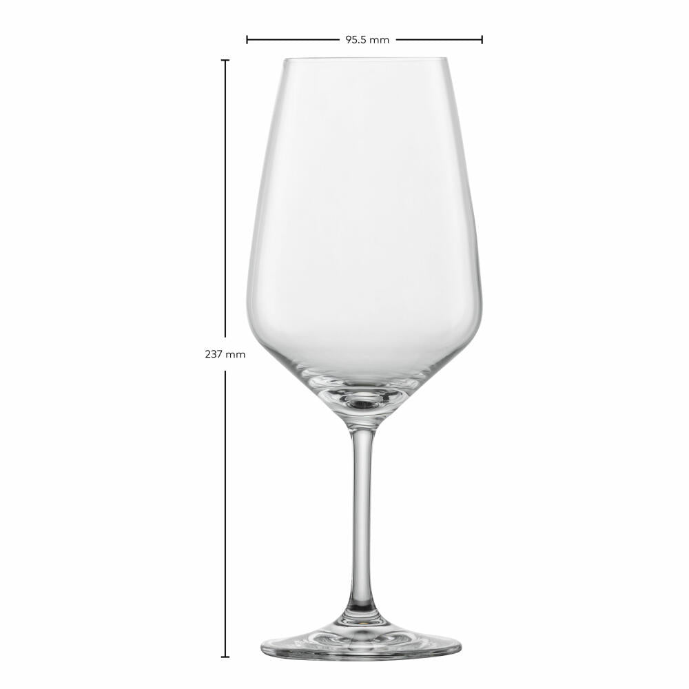Schott Zwiesel Bordeauxglas Tulip 4er Set, Kristallglas, Transparent, 656 ml, 123607