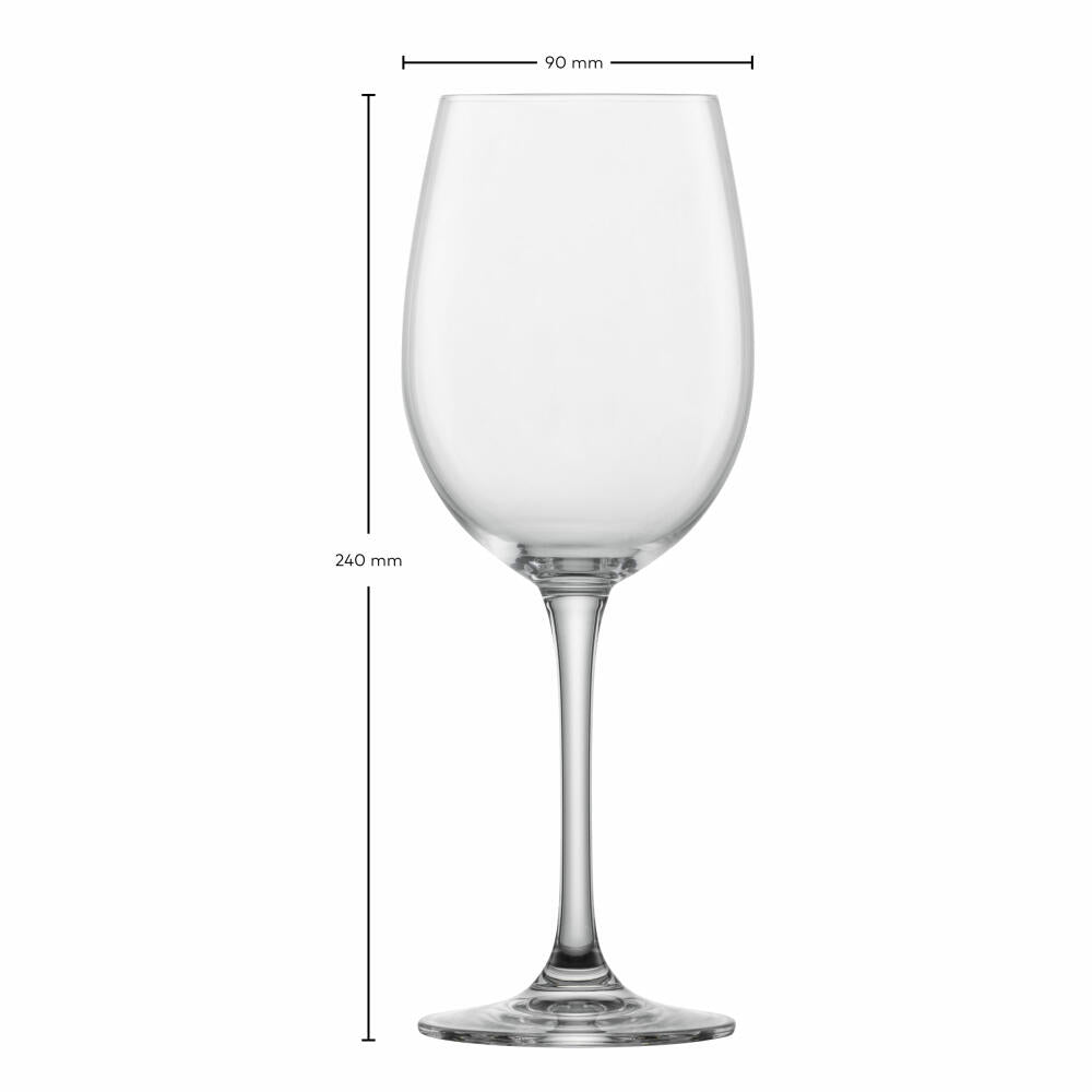 Schott Zwiesel Water Glass Classico Set of 6, Crystal Glass, Transparent, 545 ml, 123652