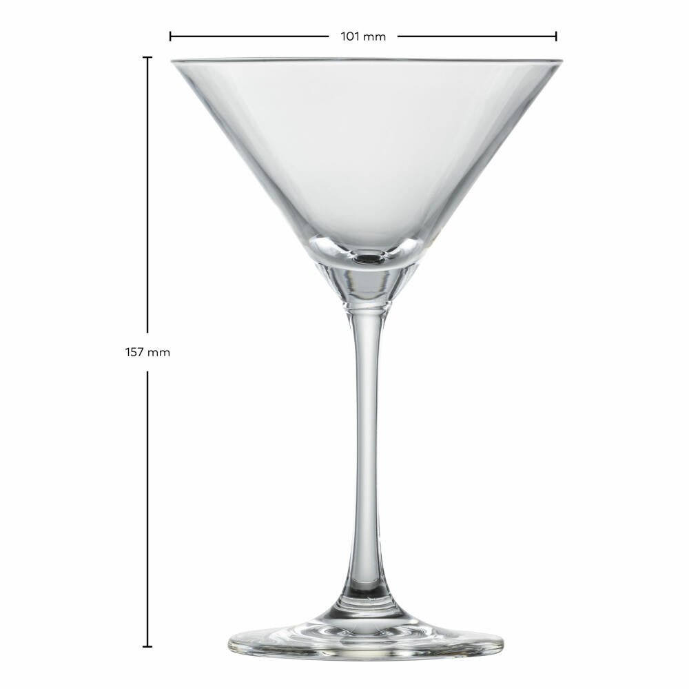Schott Zwiesel Martiniglas Bar Special 4er Set, Kristallglas, Transparent, 272 ml, 123658