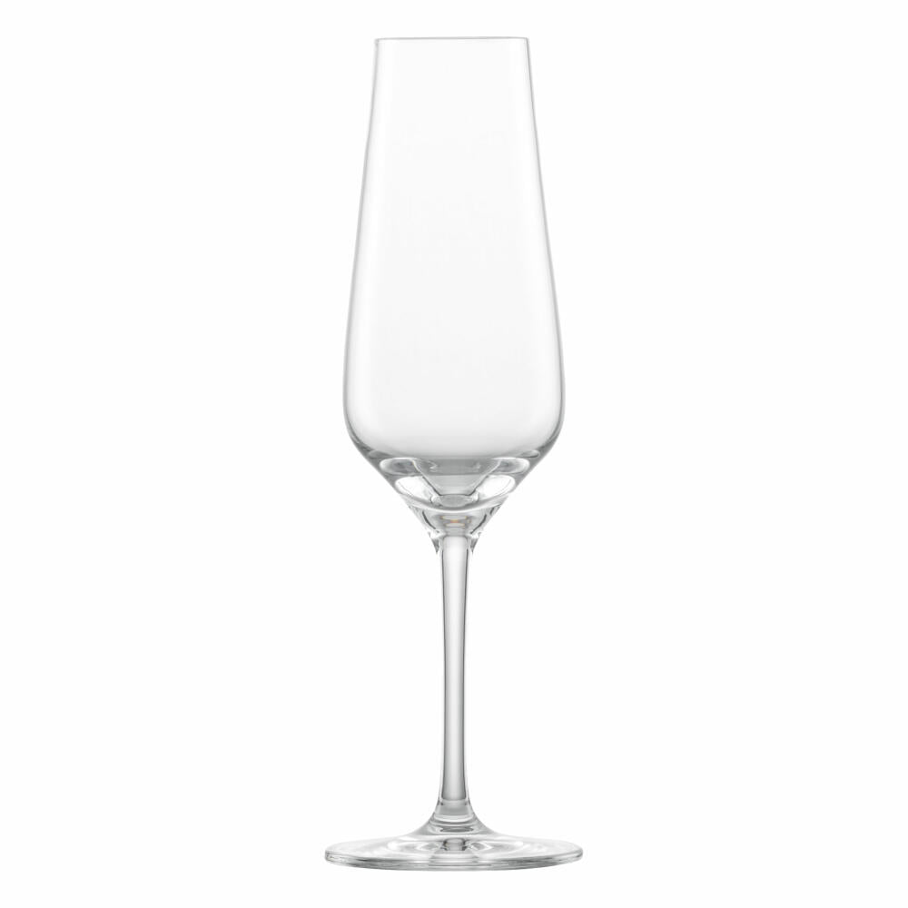 Zwiesel Glass Champagne Glass Bouquet Set of 2 with Effervescence Point, Crystal Glass, Transparent, 247 ml, 123740