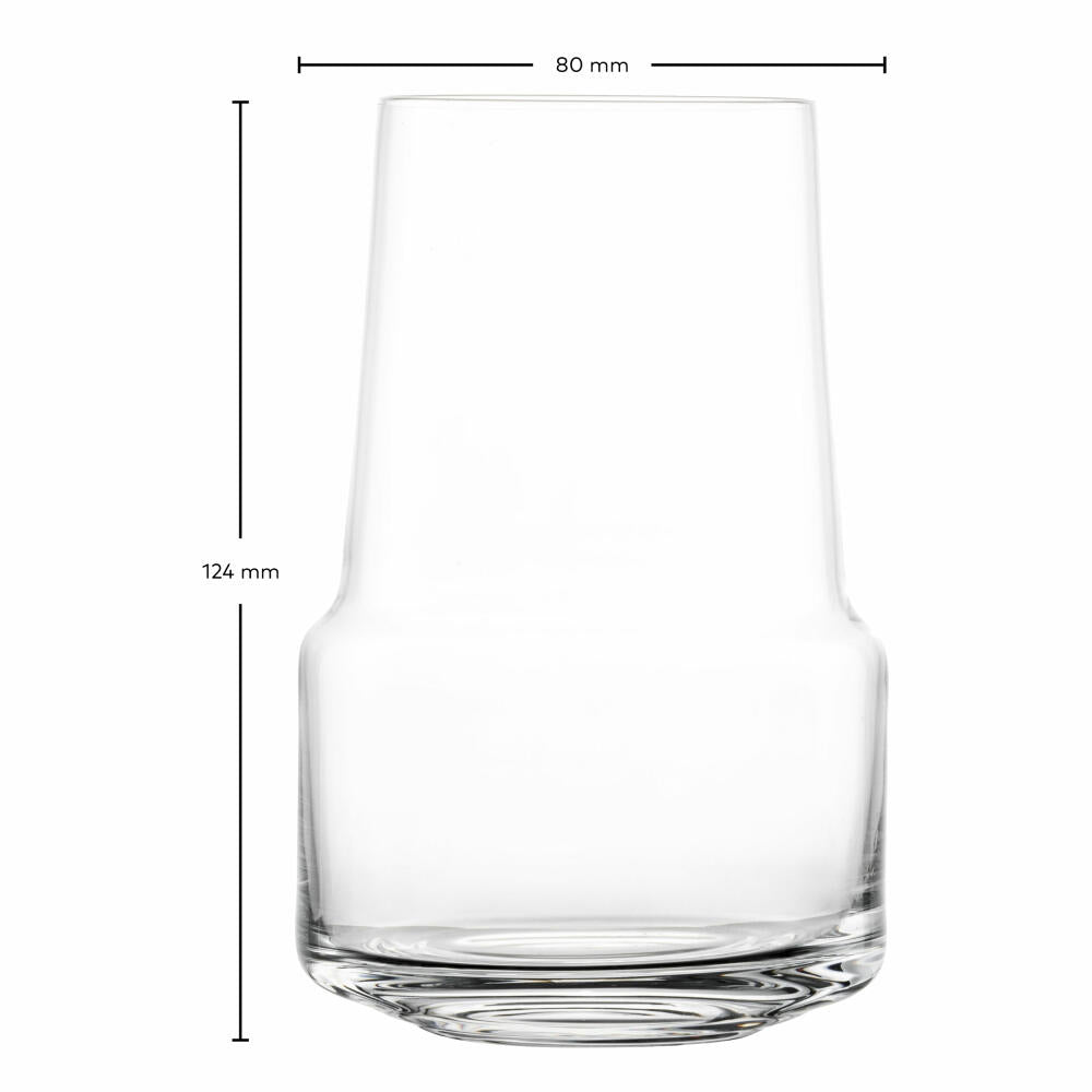 Zwiesel Glas Sekt Tumbler Level 2er Set, Kristallglas, Transparent, 412 ml, 123914