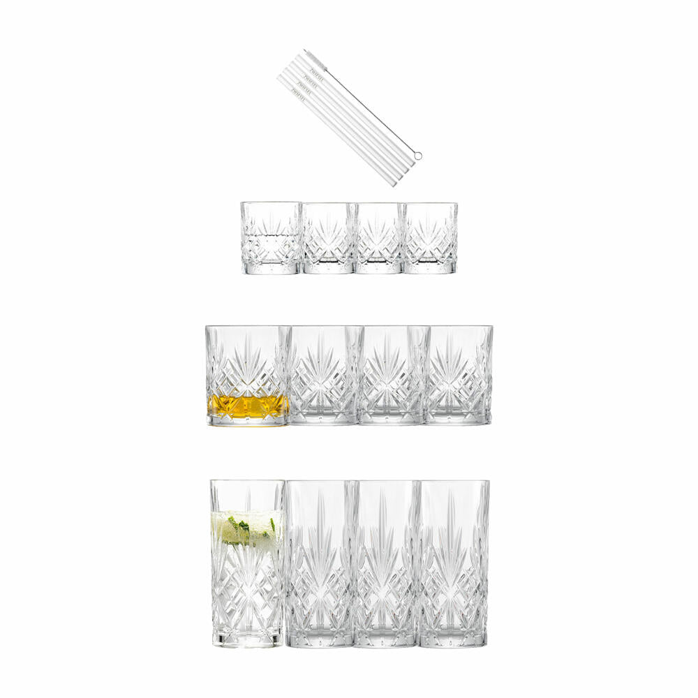 Schott Zwiesel Barset Show 17-piece, crystal glass, transparent, 124010