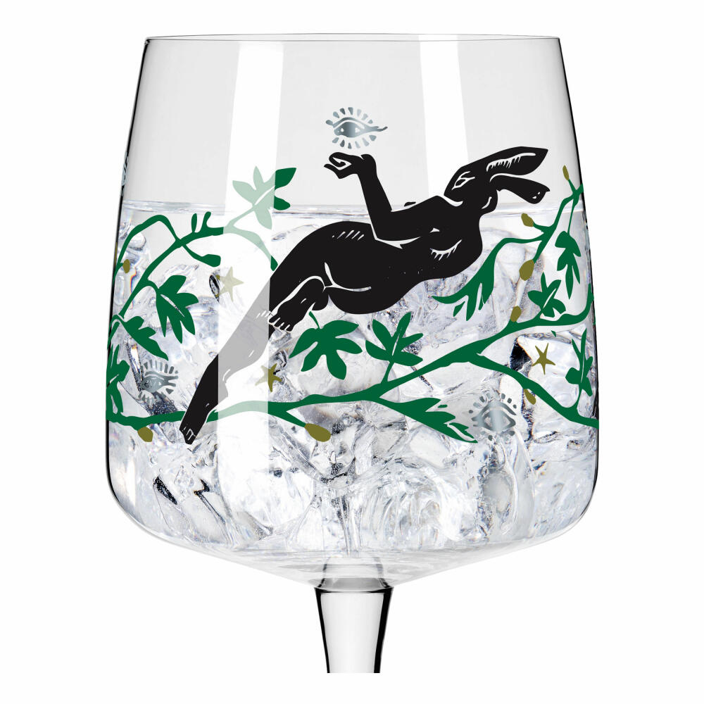 Ritzenhoff gin mug Fabelkraft Gin 002, gin glass, Karin Rytter, crystal glass, 700 ml, 3458002