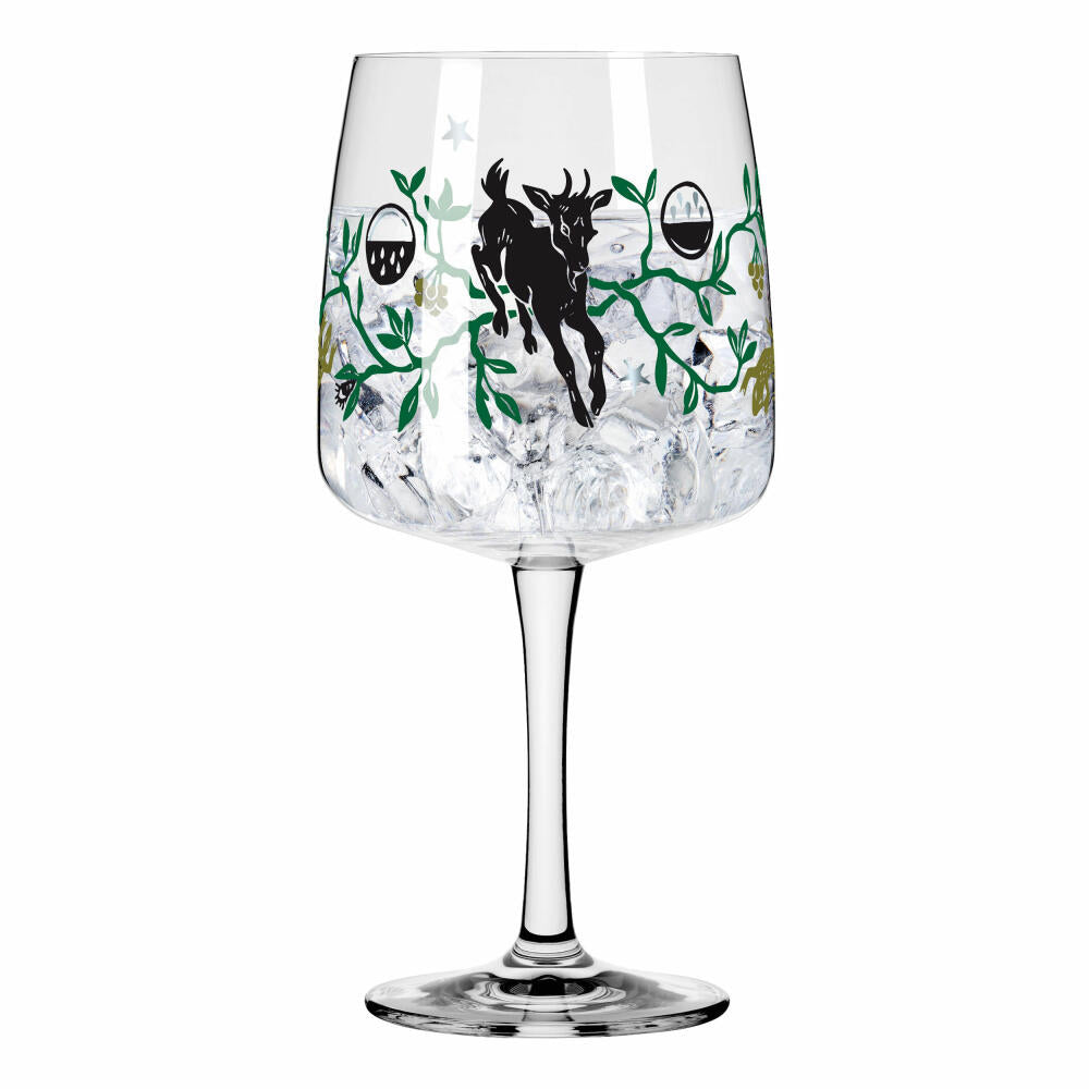 Ritzenhoff gin mug Fabelkraft Gin 004, gin glass, Karin Rytter, crystal glass, 700 ml, 3458004