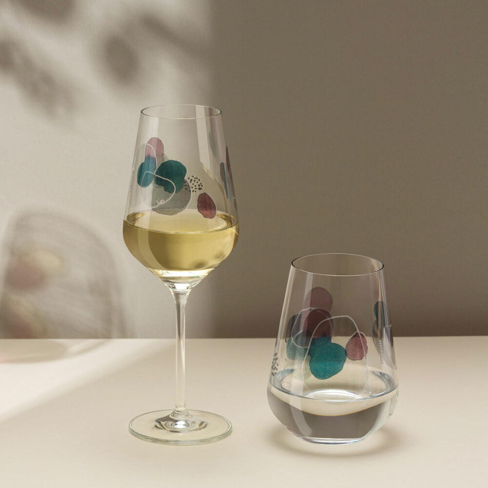 Ritzenhoff Weingläser Sommerwendtraum Weißwein 2er-Set 001, Weißweinglas, Romi Bohnenberg , Kristallglas, 380 ml, 3611001