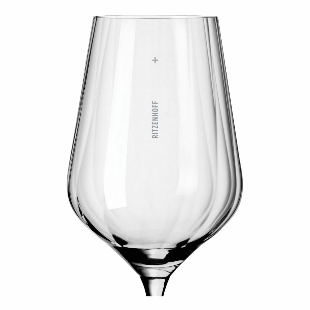 Ritzenhoff wine glasses star cut red wine set of 2 001, red wine glass, Ritzenhoff inhouse, crystal glass, 570 ml, 3661001