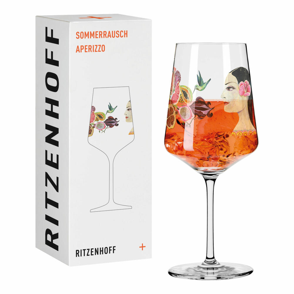 Ritzenhoff Aperol-Glas Sommerrausch Aperizzo 005, Olaf Hajek, Kristallglas, 544 ml, 2841005