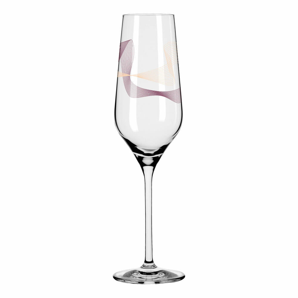 Ritzenhoff champagne glass Kristallwind Champagne set of 2 001, champagne glass, Romi Bohnenberg, crystal glass, 250 ml, 3711001