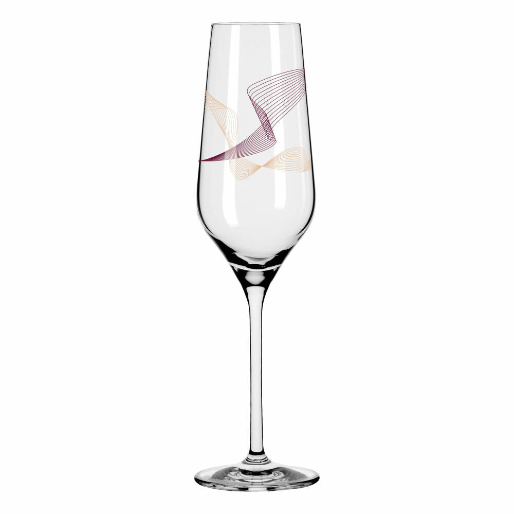 Ritzenhoff champagne glass Kristallwind Champagne set of 2 001, champagne glass, Romi Bohnenberg, crystal glass, 250 ml, 3711001
