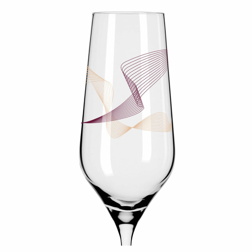 Ritzenhoff champagne glass Kristallwind Champagne set of 2 001, champagne glass, Romi Bohnenberg, crystal glass, 250 ml, 3711001