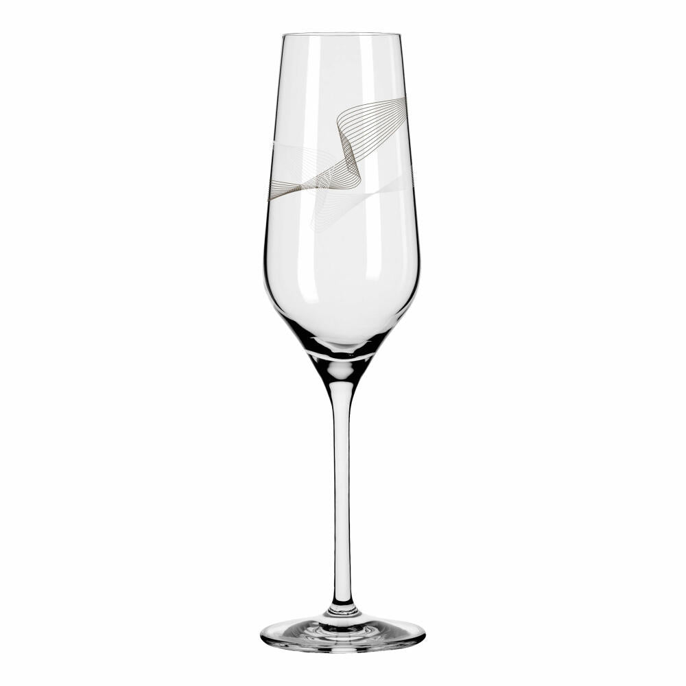 Ritzenhoff Champagnerglas Kristallwind Champagner 2er-Set 002, Sektglas, Romi Bohnenberg, Kristallglas, 250 ml, 3711002