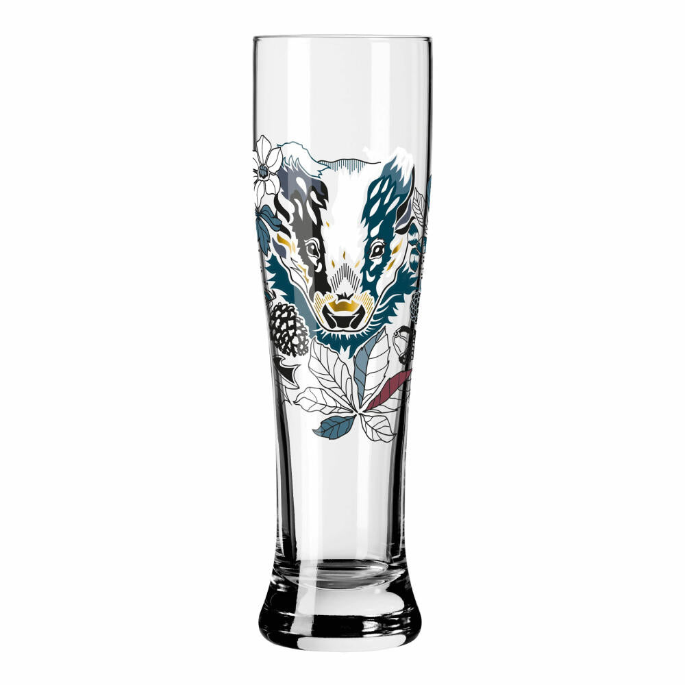 Ritzenhoff Weizenbiergläser Brauchzeit Weizen 2er-Set 004, Weizenglas, Petra Mohr, Glas, 646 ml, 3481004