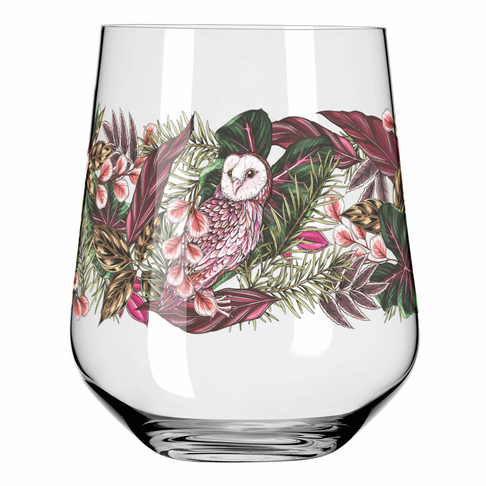 Ritzenhoff Gin-Tumbler Schattenfauna 2er-Set 002, Gin-Becher, Maggie Enterrios, Kristallglas, 710 ml, 3701002