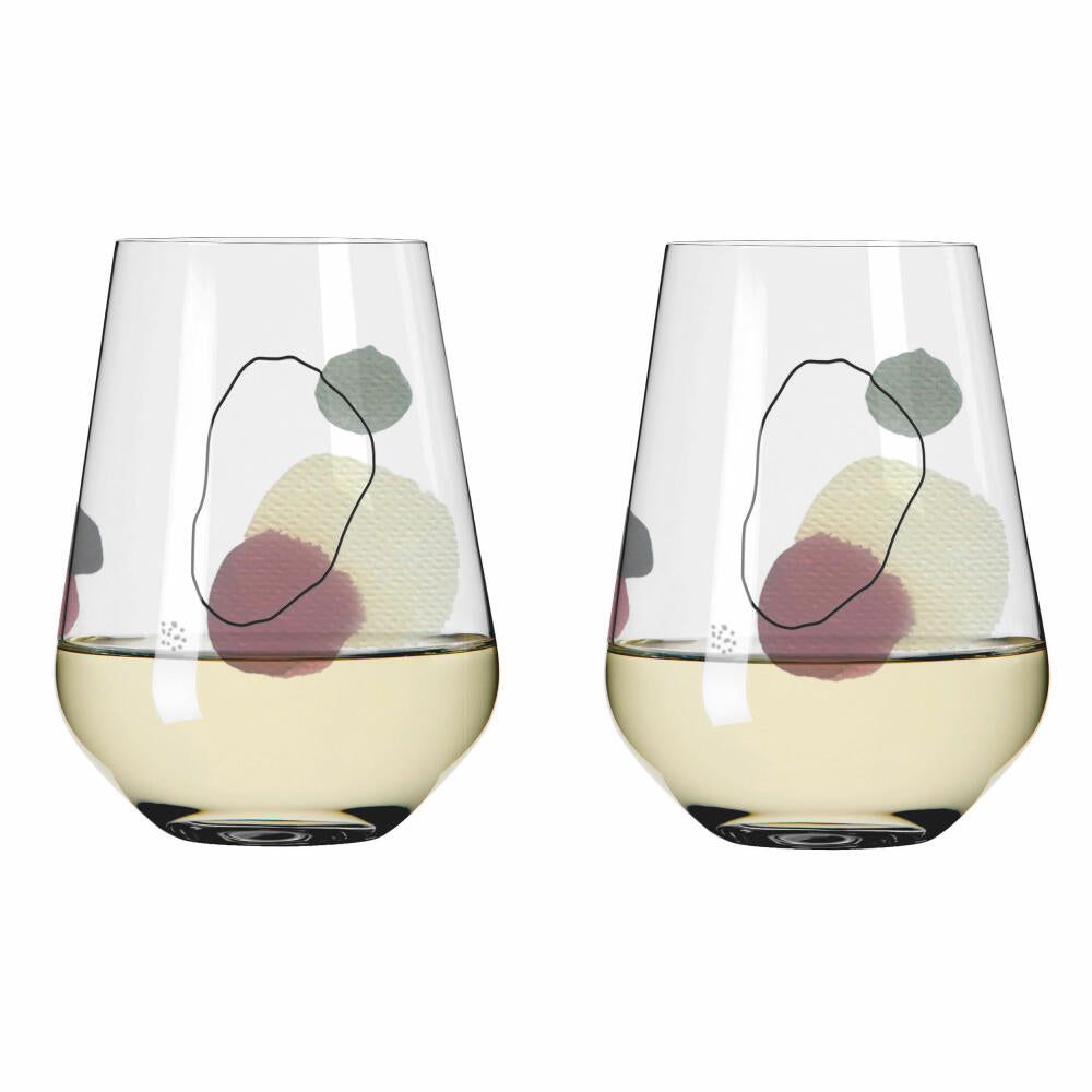 Ritzenhoff Wasserglas-Set Sommerwendtraum 02, 2-teilig, Romi Bohnenberg, Kristallglas, 540 ml, 3621002