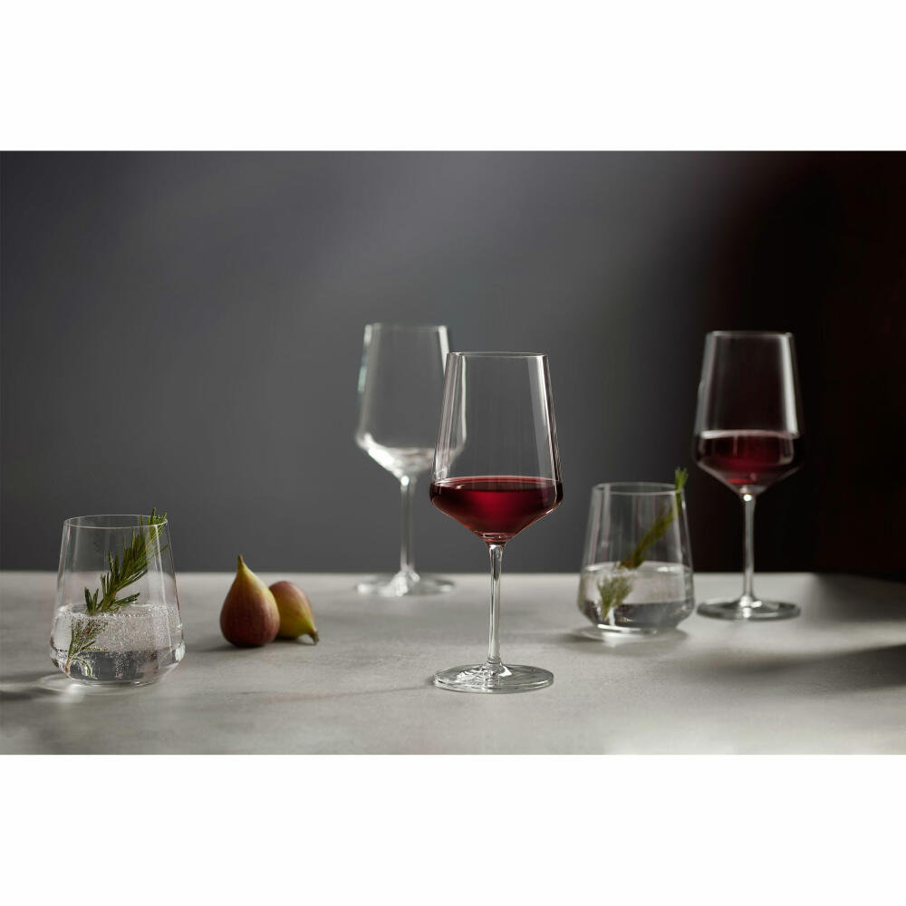 Ritzenhoff glass set light white 12-piece Julie Red, 6 red wine glasses and 6 water glasses, crystal glass, transparent, 6111002