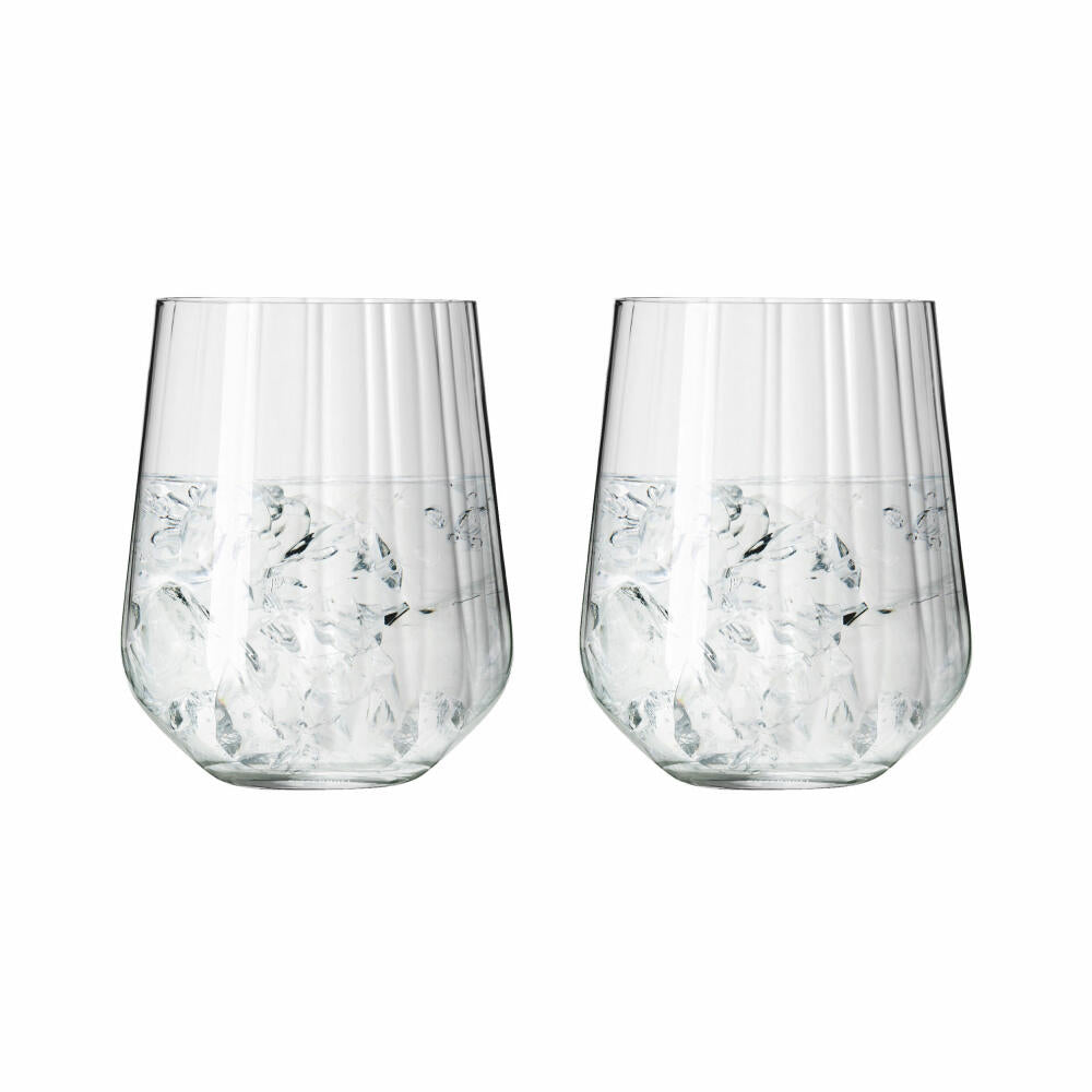 Ritzenhoff Gin Tumbler Set of 2 Star Cut 002, Crystal Glass, 710 ml, 3771001