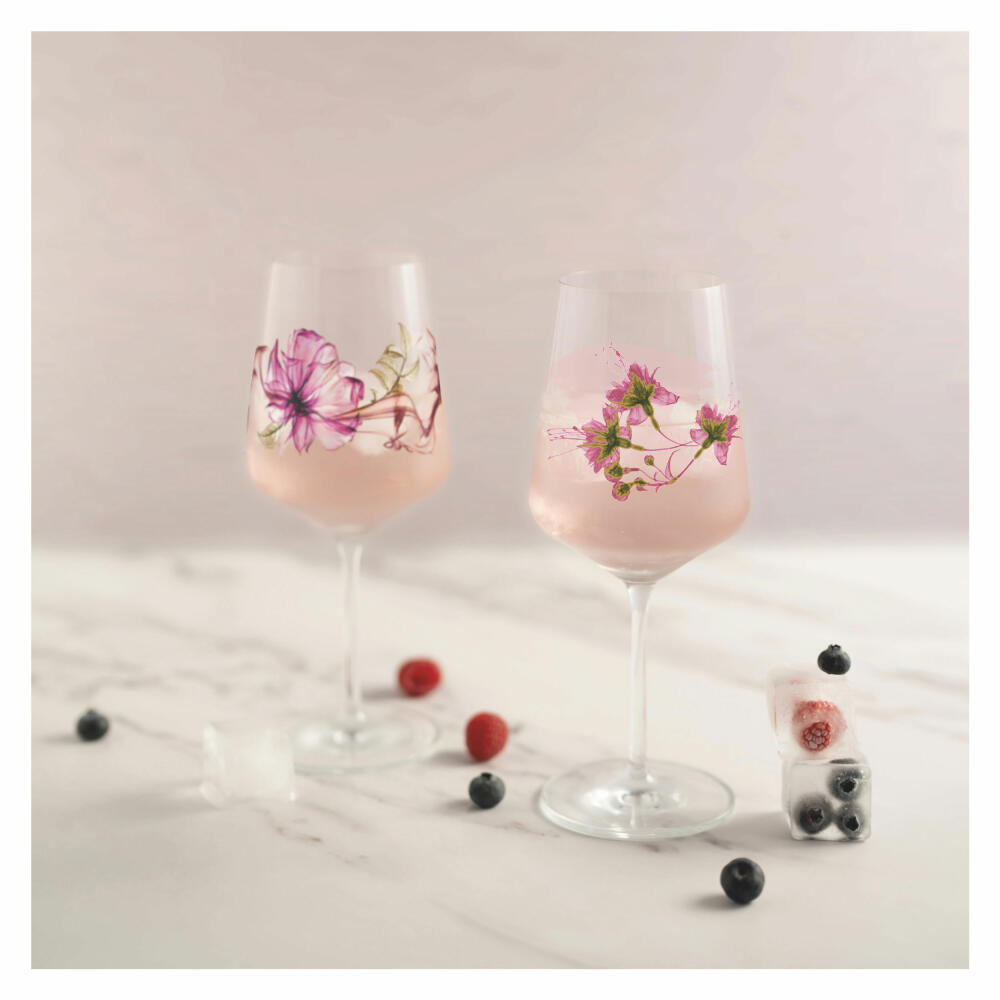 Ritzenhoff Aperitifglas 2er-Set Sommersonett 004, Doro von Rüden, Sonja Eikler, Kristallglas, 544 ml, 3461004