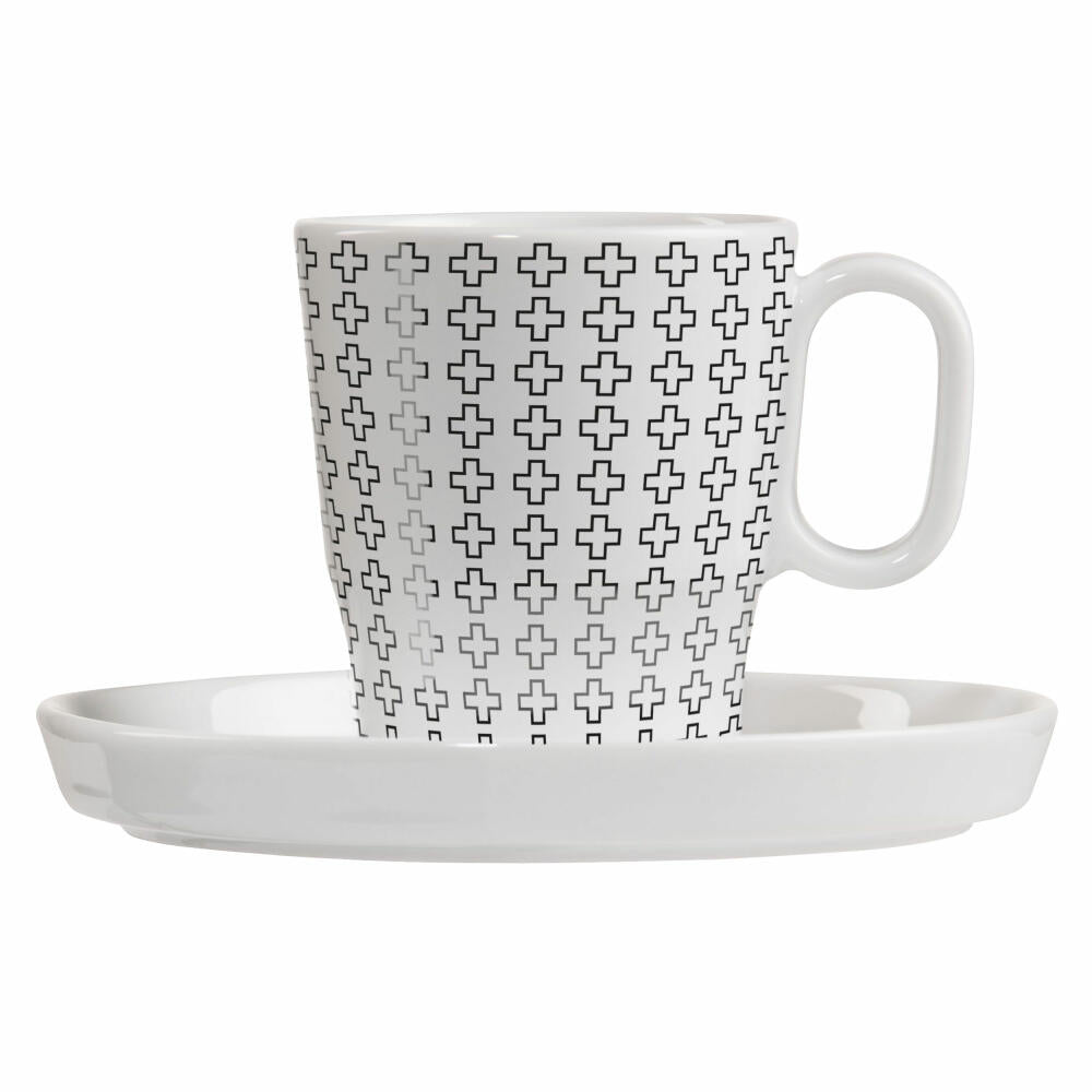 Ritzenhoff espresso cup with saucer enjoyment class 003, Christine Kordes, porcelain, 97 ml, 3721003