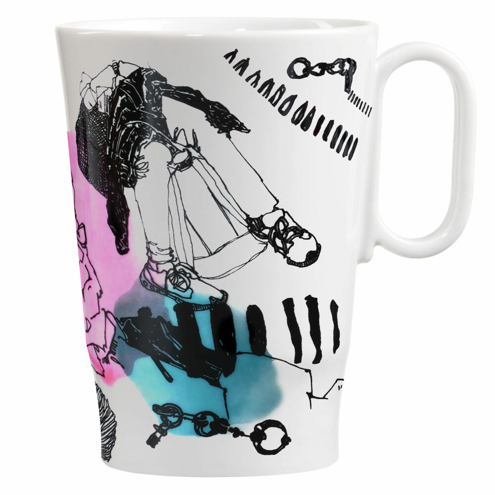Ritzenhoff coffee cup Genussklasse 003, Lenka Kühnertová, porcelain, 335 ml, 3731003