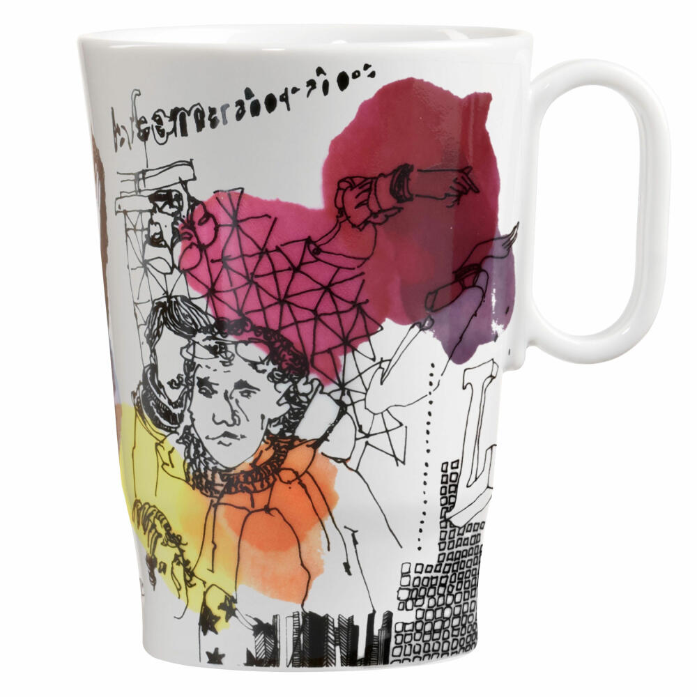 Ritzenhoff coffee cup Genussklasse 004, Lenka Kühnertová, porcelain, 335 ml, 3731004