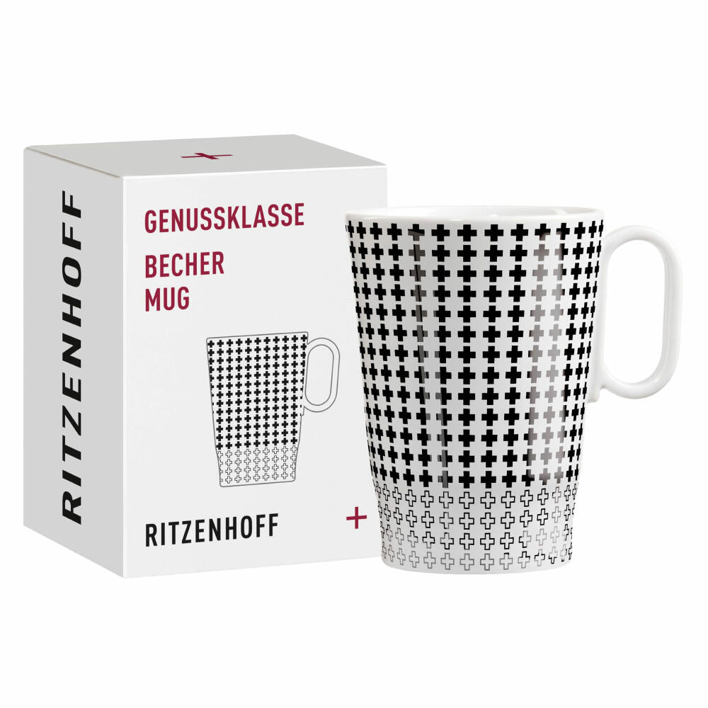 Ritzenhoff coffee cup Genussklasse 005, Christine Kordes, porcelain, 335 ml, 3731005