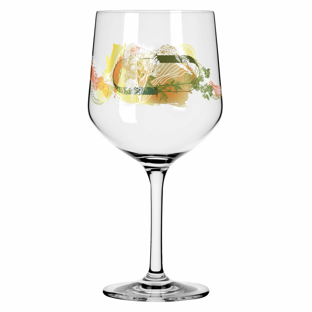 Ritzenhoff Gin-Stielglas 2er-Set Botanic Lights 001, Heike Zuschke, Kristallglas, 720 ml, 3791001