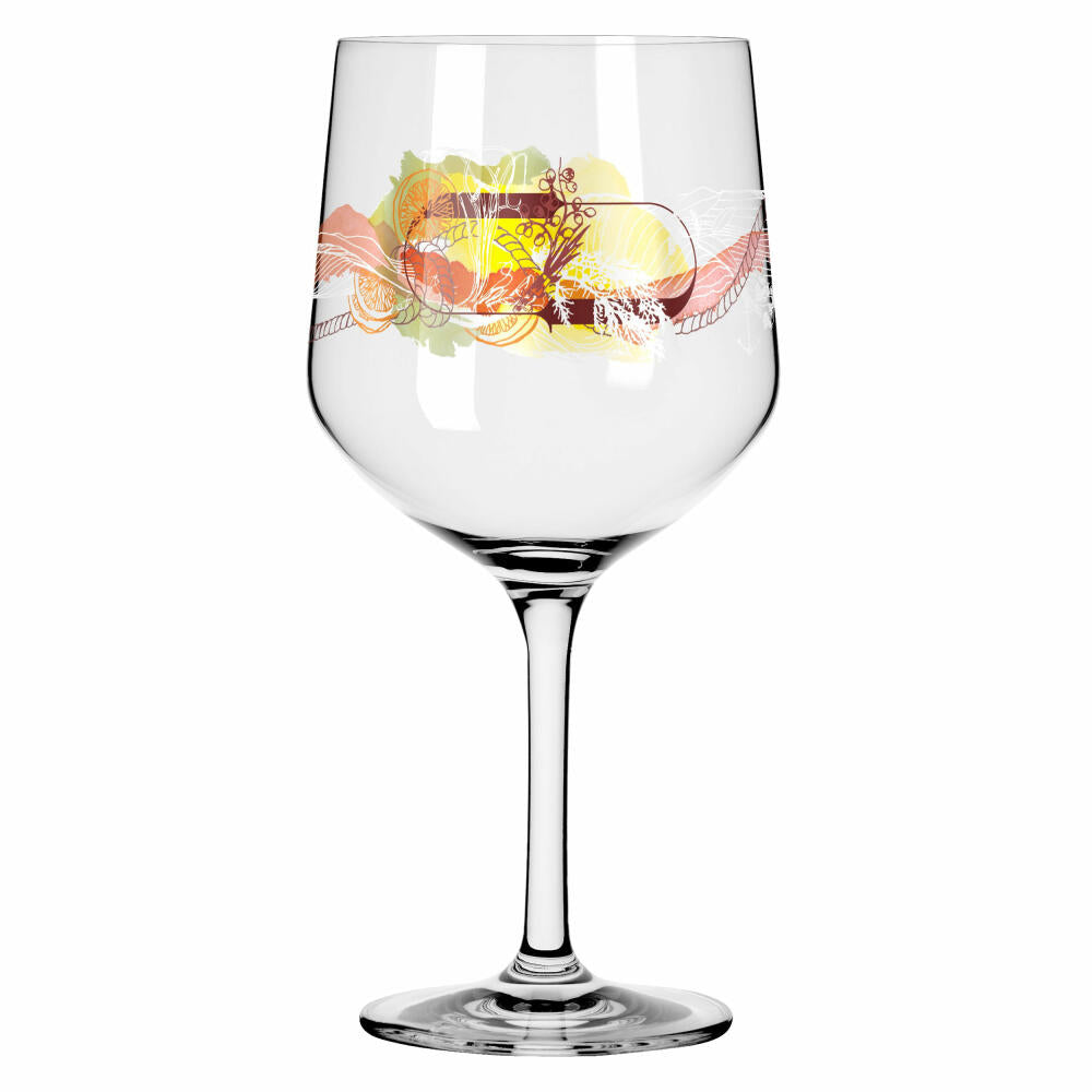 Ritzenhoff Gin-Stielglas 2er-Set Botanic Lights 001, Heike Zuschke, Kristallglas, 720 ml, 3791001