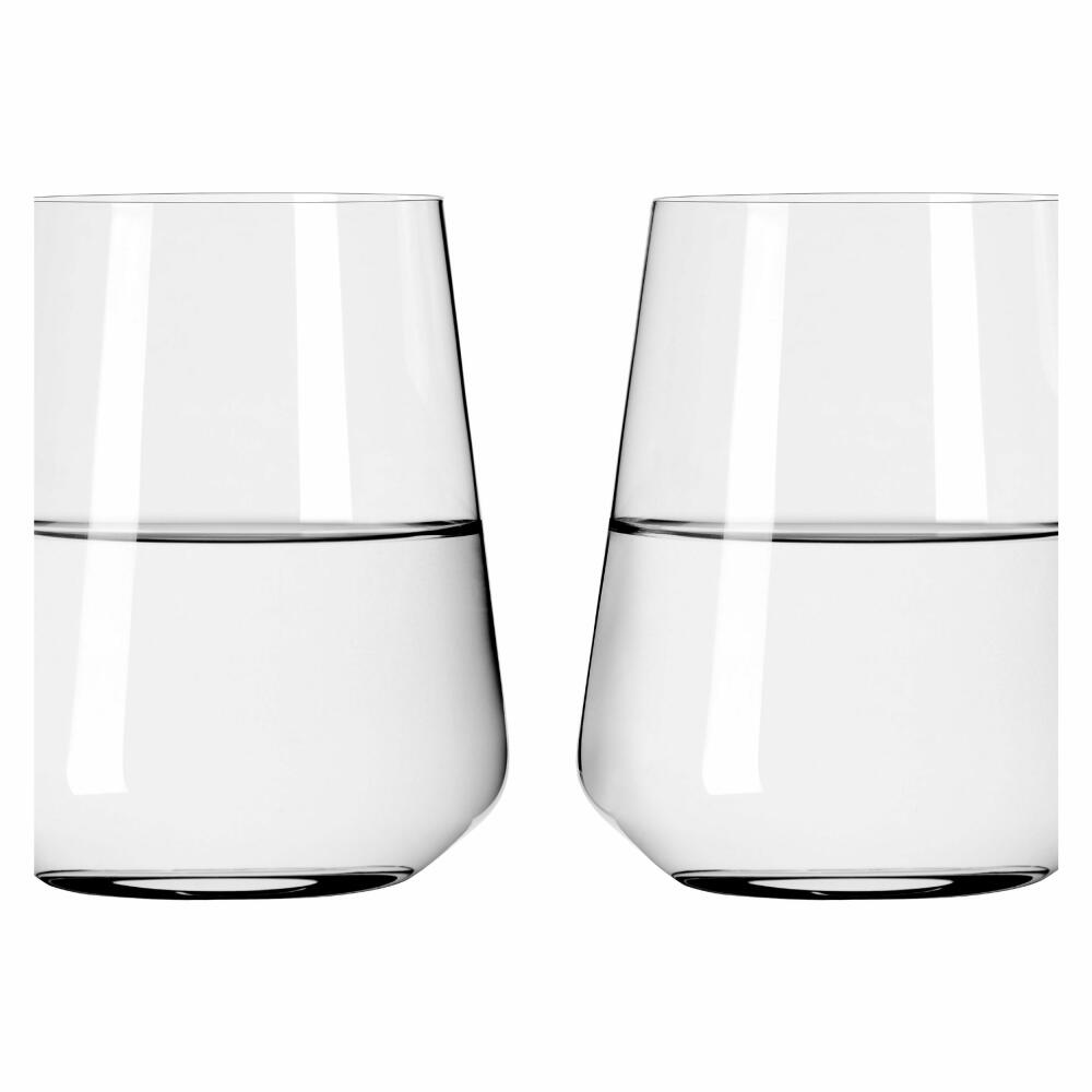 Ritzenhoff Wasserglas 2er-Set Lichtweiss Julie 001, Nadine Niggemeier, Kristallglas, 510 ml, 6111007