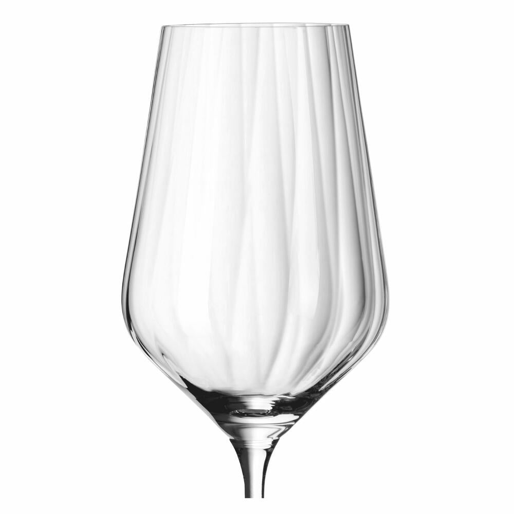 Ritzenhoff white wine and water glass set 12-piece, star cut 001, crystal glass, 380 ml, 6111010