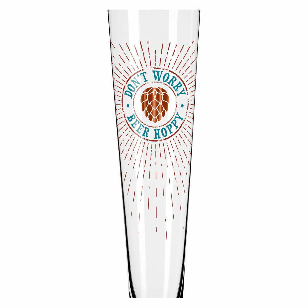 Ritzenhoff beer glass Heldenfest 012, Rebecca Buss, crystal glass, 385 ml, 1011012