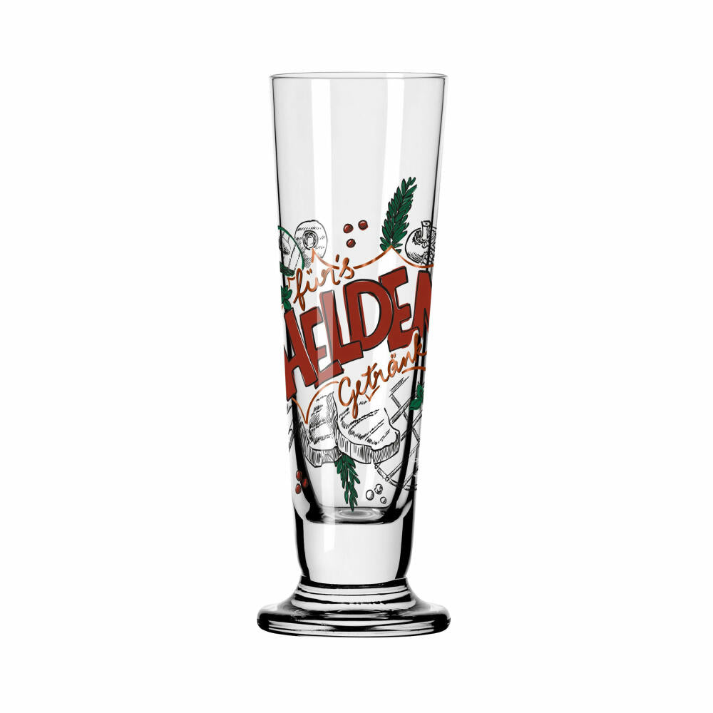 Ritzenhoff shot glass Heroes' Festival 013, Henrike Stein, crystal glass, 52 ml, 1061013