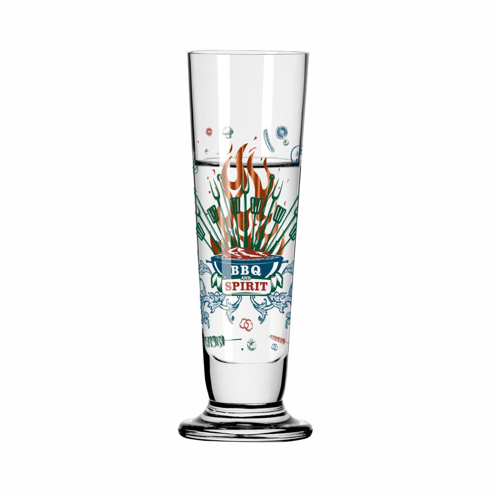 Ritzenhoff shot glass Heldenfest 014, 2 percent, crystal glass, 52 ml, 1061014