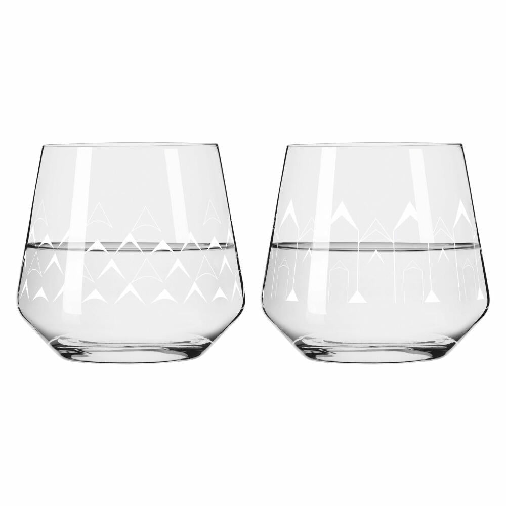 Ritzenhoff Dessertglas 2er-Set Delights F23, Ana Vasconcelos, Kristallglas, 420 ml, 6121001